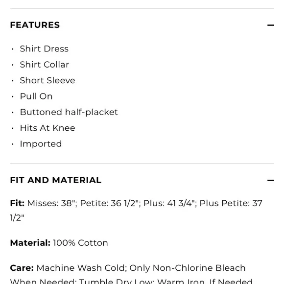 Talbots Green ☘️ POPLIN UTILITY SHIRTDRESS Size 16 ☘️ - Picture 8 of 8